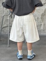 【90-160】ショートパンツ 男の子 無地 韓国風 - 画像 (4)