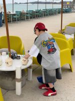 【90-160】半袖 Tシャツ 男の子 トレンド 軽快 ストリート 合わせやすい トップス - 画像 (4)