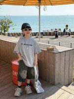 【90-160】半袖 Tシャツ 合わせやすい トレンド感 ゆったり 着せやすい トップス - 画像 (3)
