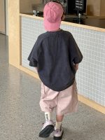 【90-160】半袖 Tシャツ 男の子 犬柄 ダメージ加工 ストリート - 画像 (5)