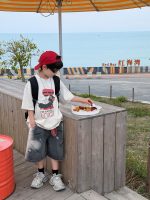 【90-160】半袖 Tシャツ 男の子 おしゃれ カジュアル ゆったり トップス - 画像 (3)