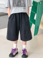 【90-160】ショートパンツ 男の子 無地 ウォッシュド - 画像 (4)