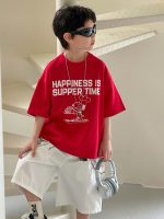 【90-160】半袖Ｔシャツ 男の子 英字 プリント - 画像 (4)