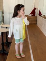 【90-140】Tシャツ or ショートパンツ 女の子 カートゥーン ボーダー柄 - 画像 (2)