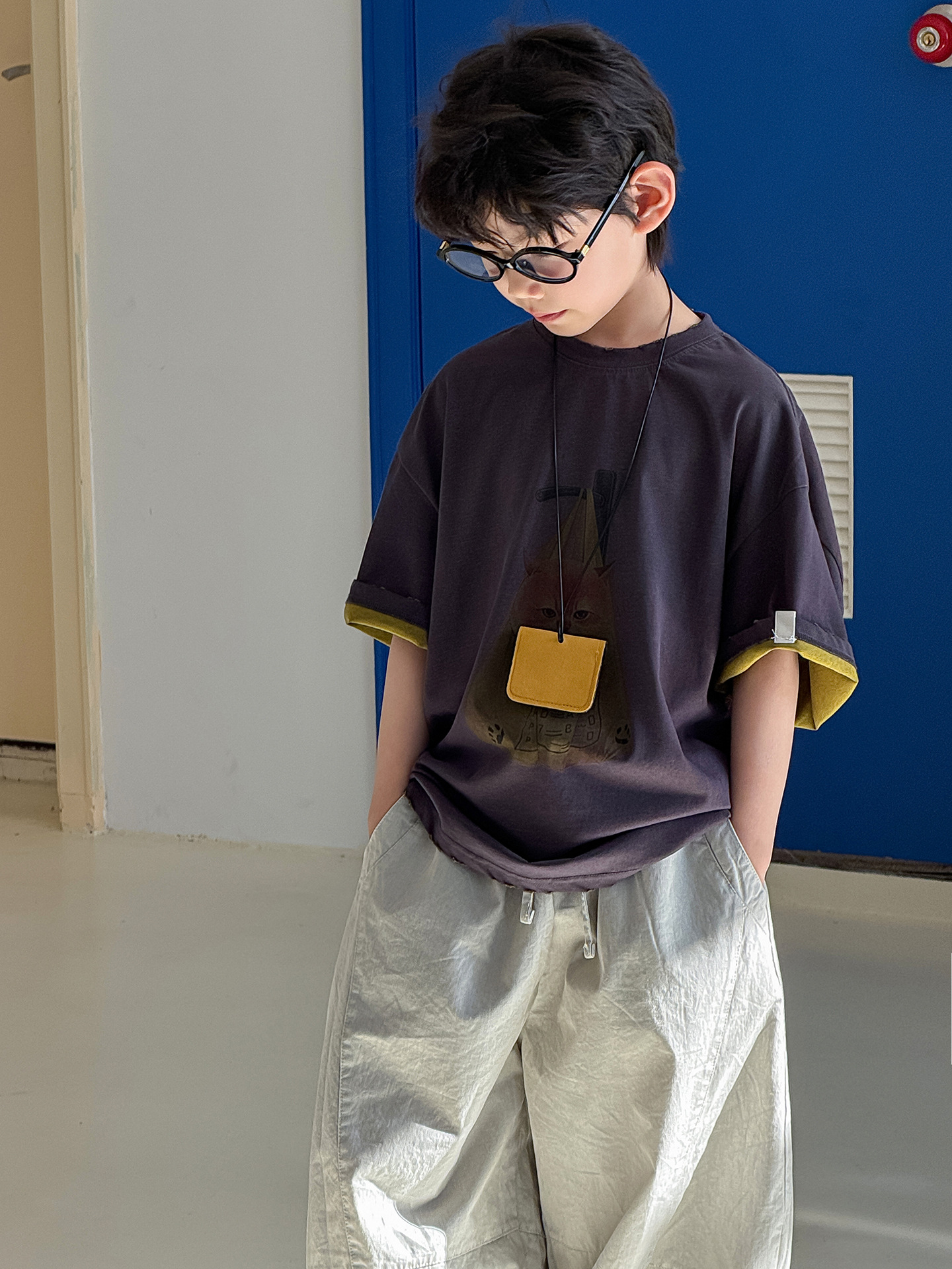 O1CN01Zy0Bnn1IH8VhvqJjl_2215116460867-0-cib.jpg 【90-160】半袖 Tシャツ 男の子 レイヤード風 カジュアル - 画像 (1)