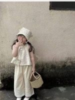 【90-140】セットアップ 女の子 ふんわり 爽やか こなれ感 着せやすい トップス&パンツ - 画像 (2)