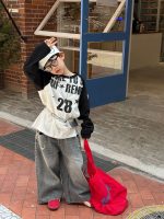 【90-160】長袖 Tシャツ 男の子 合わせやすい カジュアル ストレート トップス - 画像 (3)