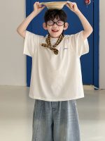 【90-160】半袖 Tシャツ 男の子 カジュアル プリントデザイン - 画像 (3)