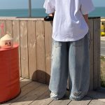 【90-160】ジーンズ 男の子 デイリー 合わせやすい デニム素材 こなれ感 パンツ - 画像 (4)