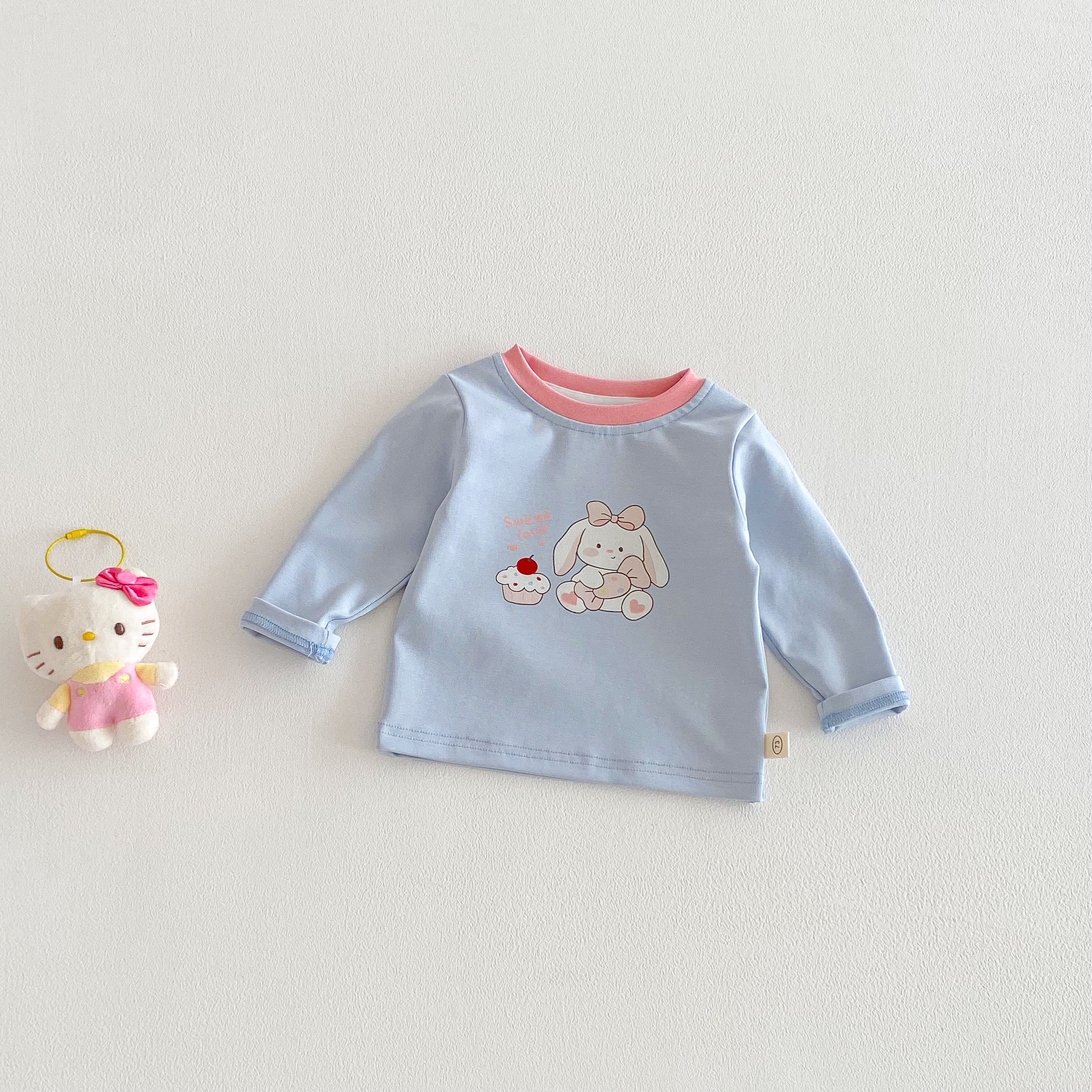 【73-120】長袖Tシャツ 女の子 カートゥーン 快適な着心地 - 画像 (8)