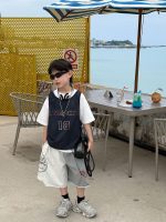 【90-160】半袖 Tシャツ 男の子 着せやすい 合わせやすい カジュアル デイリー トップス - 画像 (4)