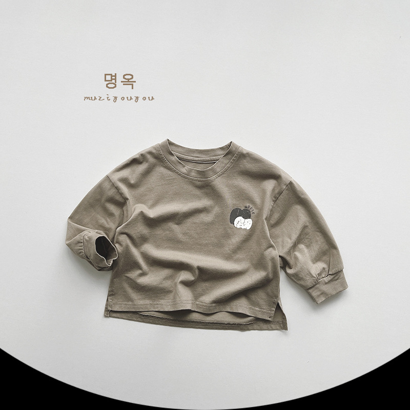 【80-130】長袖Tシャツ 男の子 シンプル 軽やか 心地よい - 画像 (6)