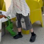 【90-160】ショートパンツ 男の子 デニム素材 履きやすい おしゃれ ボトムス - 画像 (4)
