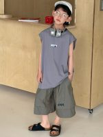 【90-160】ベスト 男の子 襟元バイカラー 合わせやすい - 画像 (6)