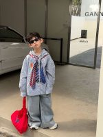 【90-160】シャツ 男の子 フード付き すっきり 合わせやすい 快適 トップス - 画像 (6)