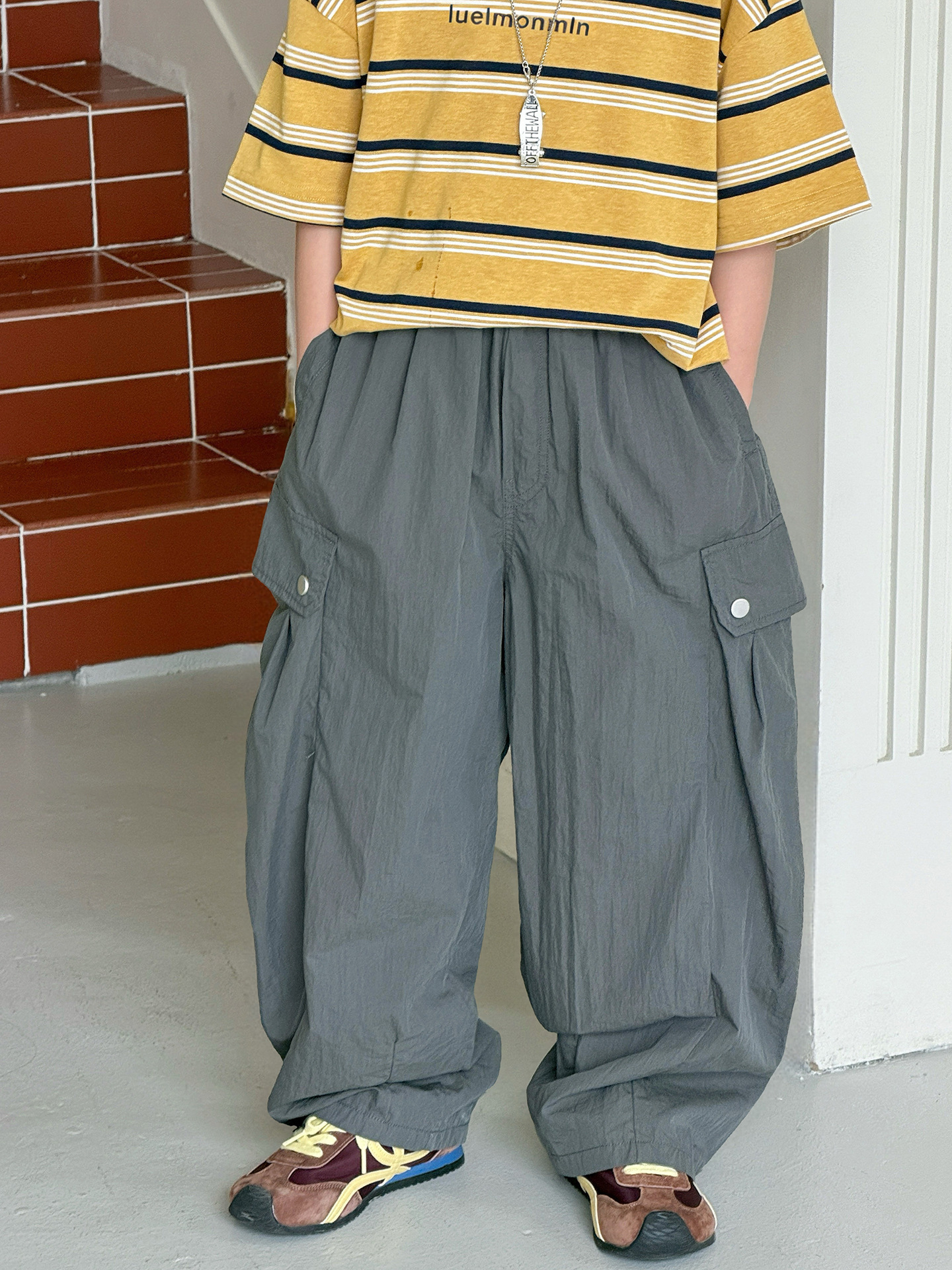 O1CN01miwe081IH8W92X0kY_2215116460867-0-cib.jpg 【90-160】パンツ 男の子 カジュアル ゆったり 涼感素材 - 画像 (1)