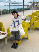 【90-160】長袖 Tシャツ 男の子 おしゃれ 着せやすい カジュアル 肌触りいい トップス - 画像 (5)