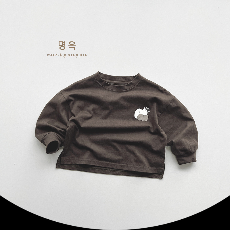 【80-130】長袖Tシャツ 男の子 シンプル 軽やか 心地よい - 画像 (8)
