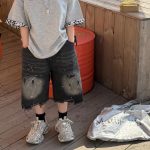 【90-160】ショートパンツ 男の子 デニム素材 おしゃれ 履きやすい ボトムス - 画像 (3)