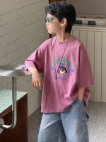 【90-160】半袖Tシャツ トップス 男の子 着回しやすい ポップデザイン