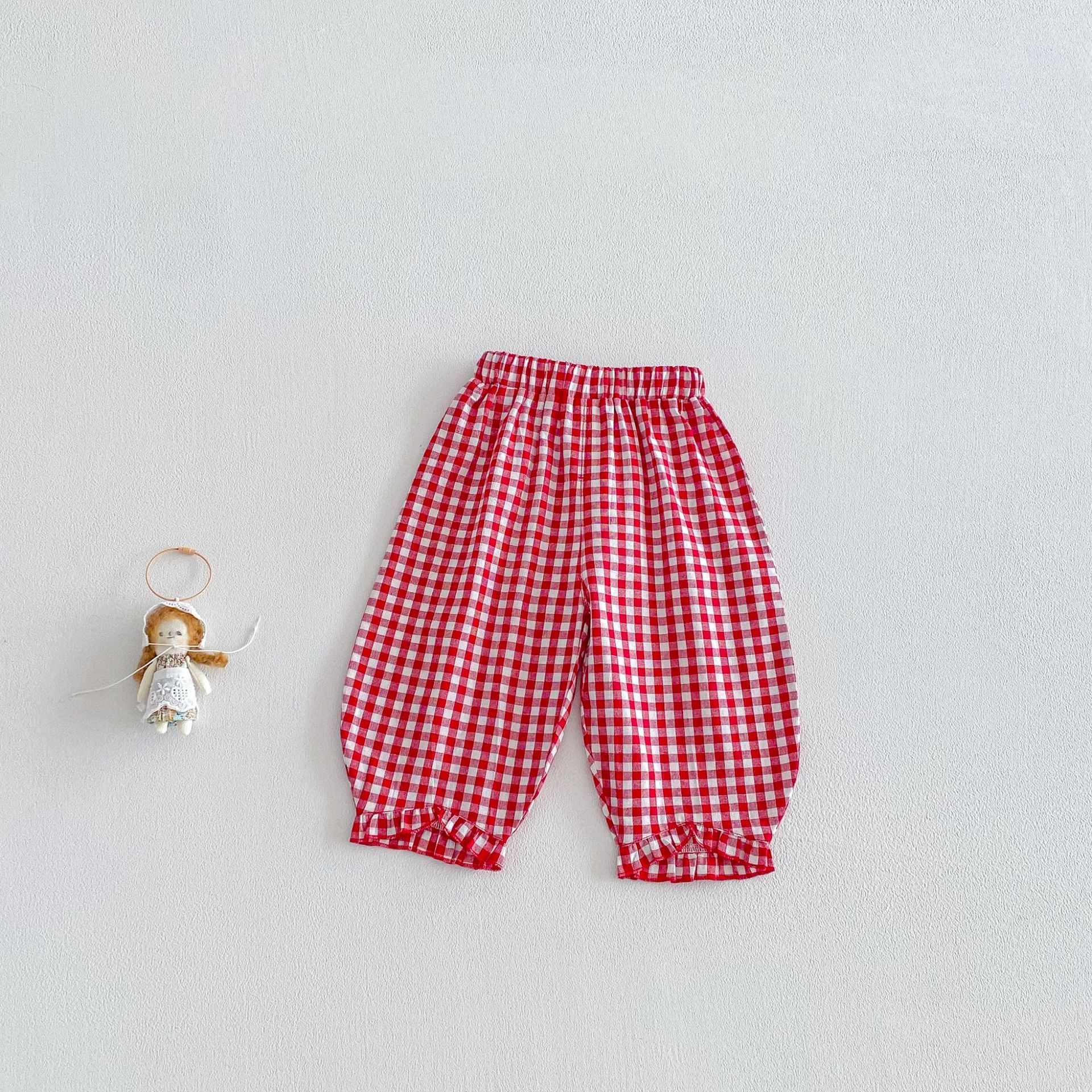 【73-120】パンツ チェック柄 ゆったり 履きやすい - 画像 (8)