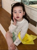 【90-140】Tシャツ or ショートパンツ 女の子 カートゥーン ボーダー柄 - 画像 (4)