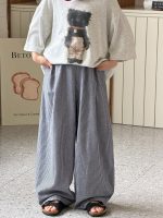 【90-160】パンツ ボトムス 男の子 ストライプ 合わせやすい