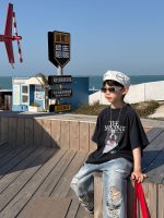 【90-160】半袖 Tシャツ 男の子 トレンド感 着せやすい カジュアル トップス - 画像 (6)