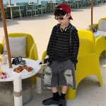 【90-160】ショートパンツ 男の子 デニム素材 履きやすい おしゃれ ボトムス - 画像 (6)