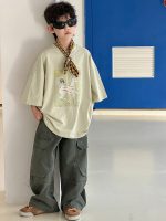 【90-160】半袖 Tシャツ 男の子 馬柄 カジュアル 通学・お出かけに - 画像 (3)