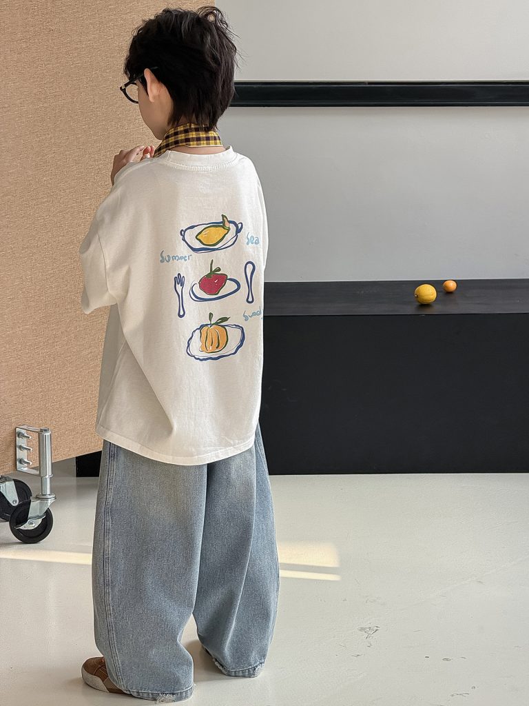 【90-160cm】半袖 Tシャツ 男の子 カジュアル プリントデザイン