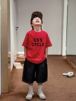 【90-150】半袖Tシャツ 男の子 アウトドア風 ロゴプリント カジュアル トップス 子供服 - 画像 (5)