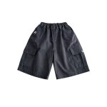 【90-150】カーゴショートパンツ 男の子 ウォッシュ加工 ポケット付き カジュアル 子供服 - 画像 (9)