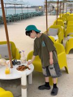【90-160】半袖 Tシャツ 男の子 肌触り良い リラックス 着せやすい ルーズ トップス - 画像 (3)