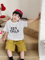 【90-150】半袖Tシャツ 男の子 アウトドア風 ロゴプリント カジュアル トップス 子供服 - 画像 (3)
