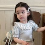 【80-130】半袖 Tシャツorパンツ 女の子 韓国風 合わせやすい こなれ感 着せやすい - 画像 (7)