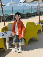 【90-160】シャツ 男の子 カジュアル 着せやすい おしゃれ 合わせやすい トップス - 画像 (5)