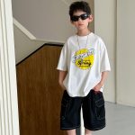 【90-160】半袖 Tシャツ 男の子 ストリート風 ポップデザイン - 画像 (6)