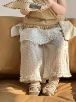 【90-140】ベスト or パンツ 女の子 ドット柄 フリル - 画像 (6)