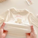 【73-120】トップスorボトムス 可愛い クマハート 女の子 - 画像 (13)