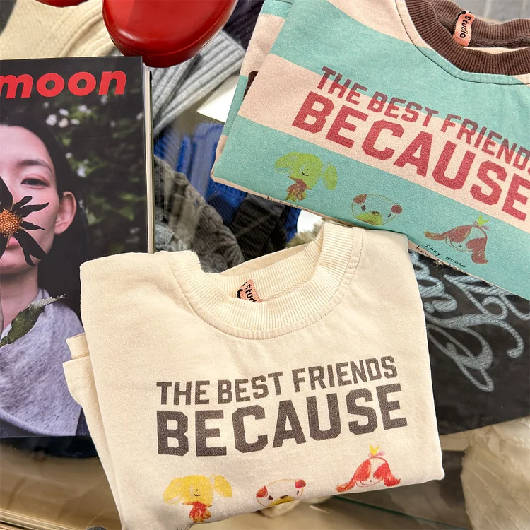 【80-130】Tシャツ 長袖 英字プリント 可愛い 女の子 おしゃれ - 画像 (10)