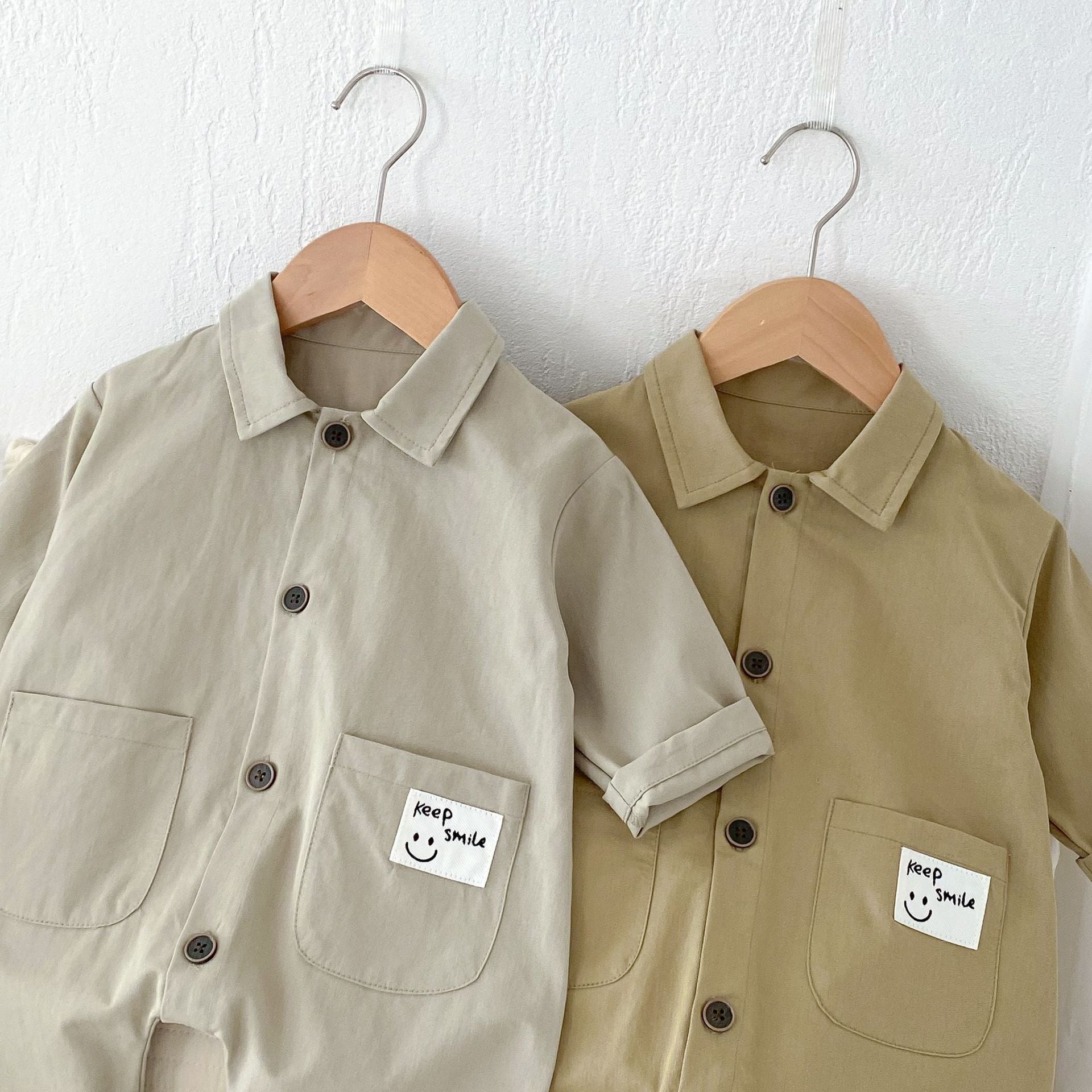 【66-90】ロンパース ベア カートゥーンプリント カジュアル ベビー服 - 画像 (9)