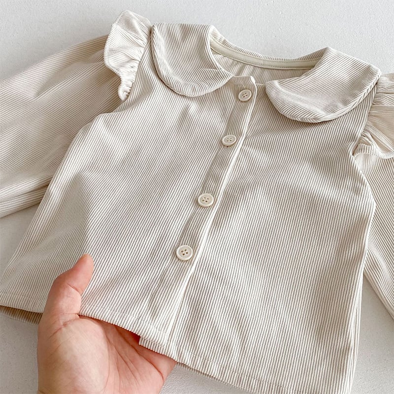 【80-130】サロペットワンピースorブラウス リボン付き シンプル - 画像 (19)