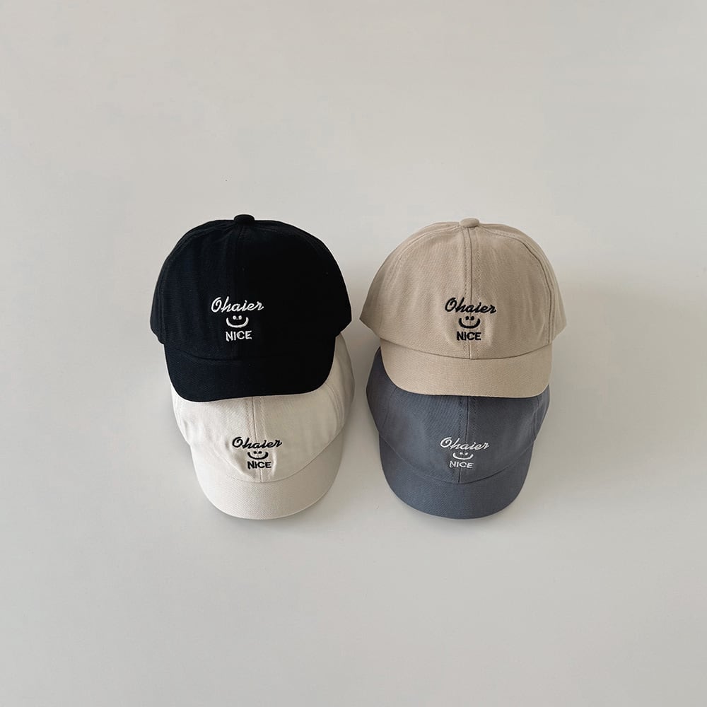 【GOODS】帽子 NICEスマイル シンプル ハット