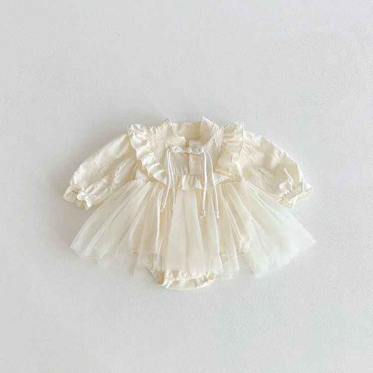【66-90】ロンパース 可愛い ワンピース 肌触り良い ベビー服 - 画像 (6)