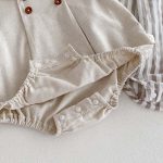 【66-90】ロンパース ストライプ 無地 シンプル ベビー服 - 画像 (18)