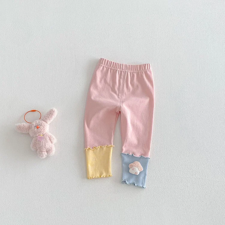 【73-120】レギンス カラフル 切り替え 可愛い 履きやすい - 画像 (7)