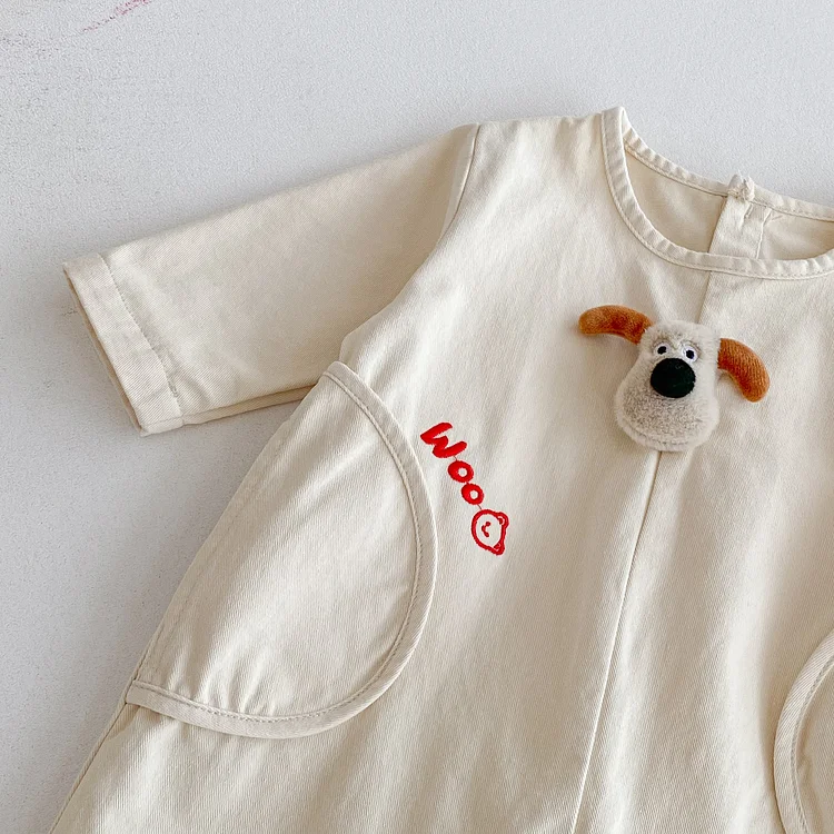 【66-90】オールインワン 犬柄 可愛い 着心地良い ベビー服 - 画像 (10)