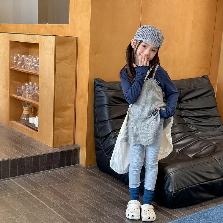 【80-130】レギンス フラワリブ シンプル 履きやすい 女の子 ボトムス - 画像 (27)