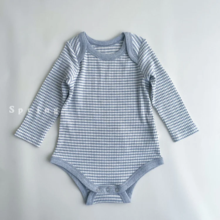 【73-90】ロンパース ボーダー 可愛い おしゃれ 肌に優しい ベビー服 - 画像 (8)